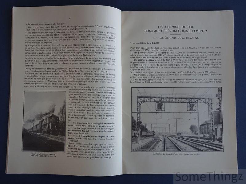 Fernand Lebbe. - Au fil du Rail.  Livre XXVI. La politique des transports et l'avenir du rail.