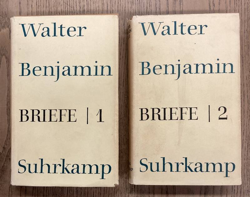 BENJAMIN, WALTER. - Briefe. Band 1 + Band 2. Herausgegeben und mit Anmerkungen versehen von Gershom Scholem und Theodor W. Adorno.