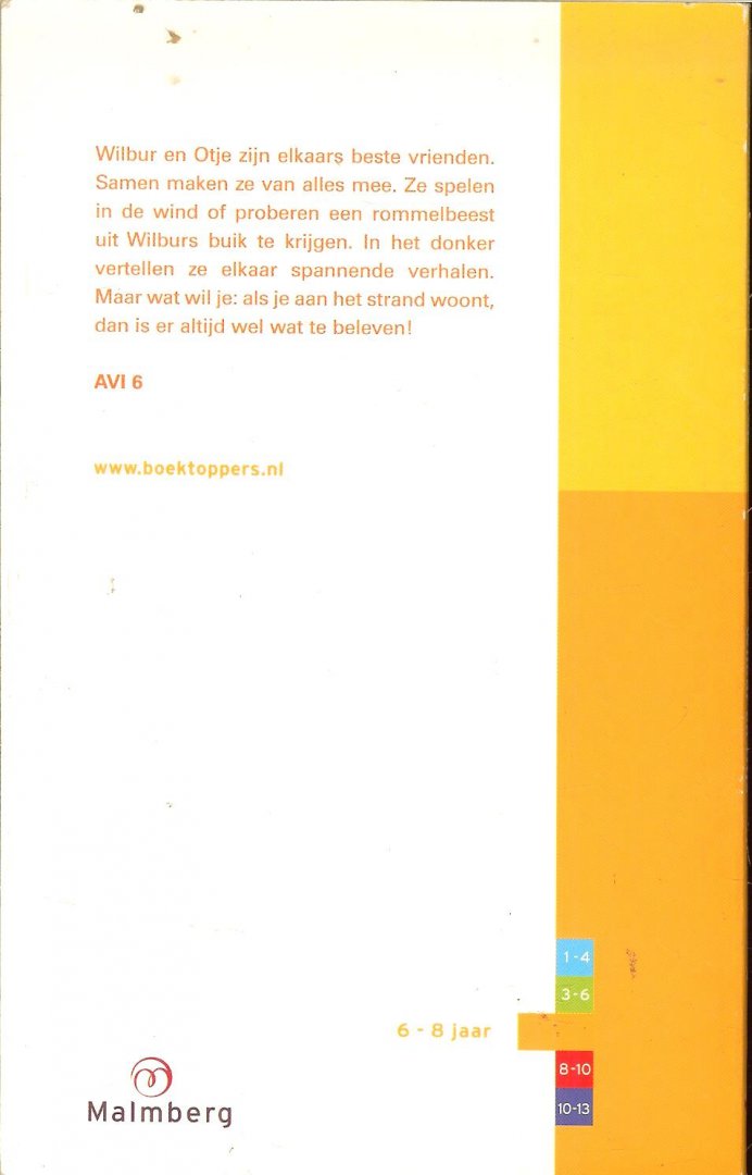 Veldkamp, Tjibbe  met illustraties van  Philip Hopman . - Wilbur en Otje   Zijn zes verhalen