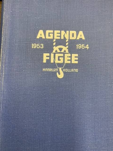  - Agenda 1953-1954 N.V. Haarlemsche Machinefabriek voorheen Gebr. Figee Haarlem