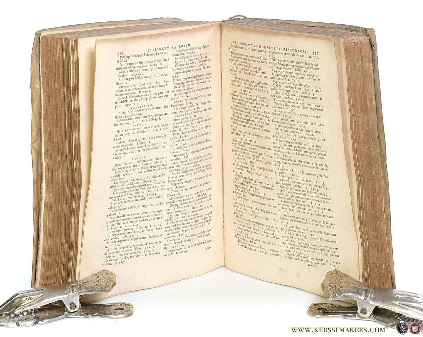 Eulard, Petrum [ Pierre Eulard ]. - Bibliorum sacrorum concordantiae morales et historica: Concionatoribus in primis atque vniuersis S. Scripturae Studiosis utilissimae.