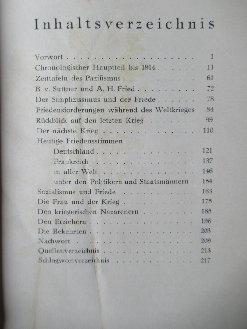 Spalt, Karl Heinz - Kultur oder Vernichtung. Eind Handbuch über den Pazifismus