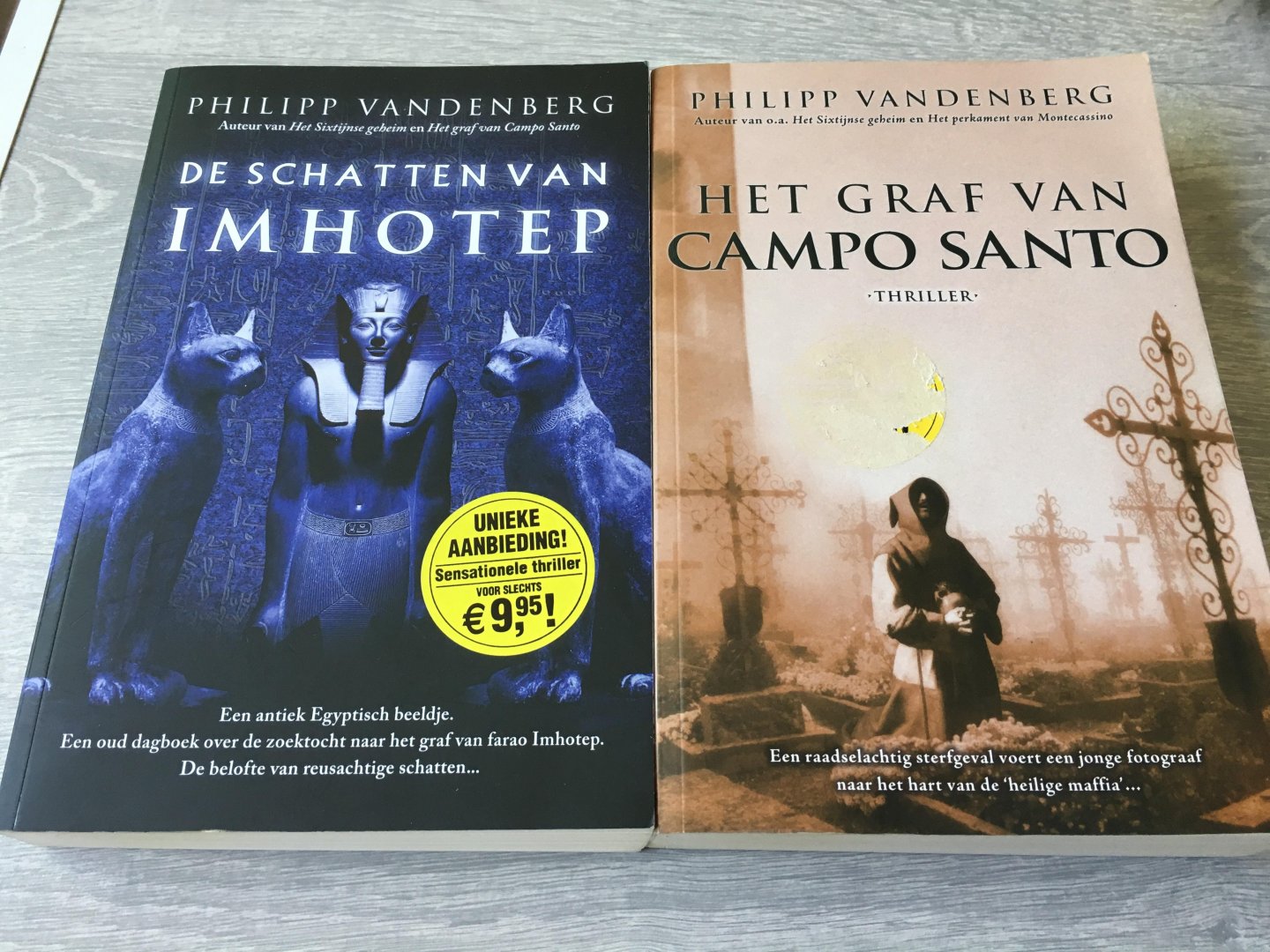 Vandenberg, Philipp - Twee boeken van Vandenberg; De schatten van Im Hotep & Het graf van Campo Santo