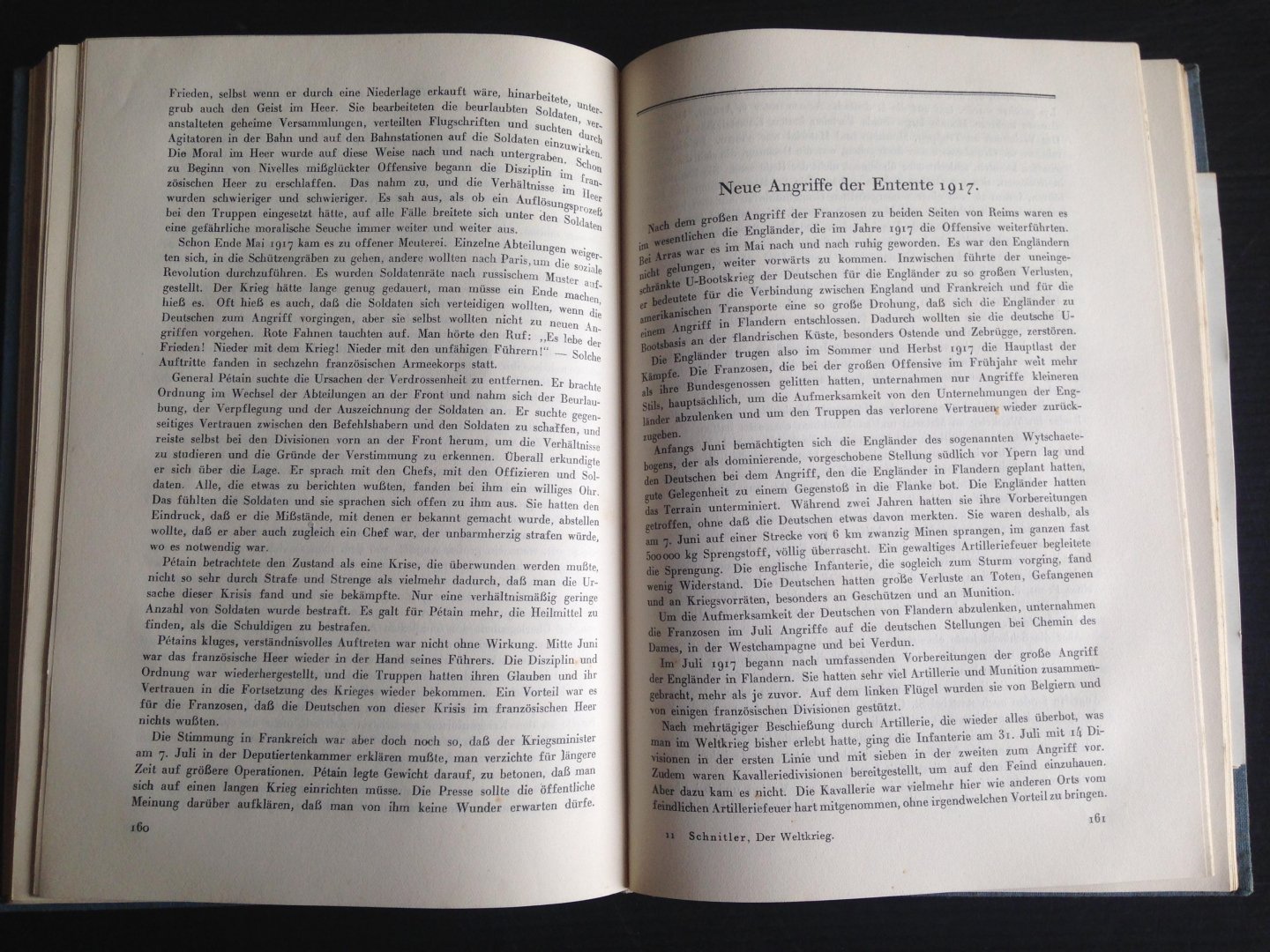 Schnitler, Oberst Gudmund - Der Weltkrieg 1914-1918