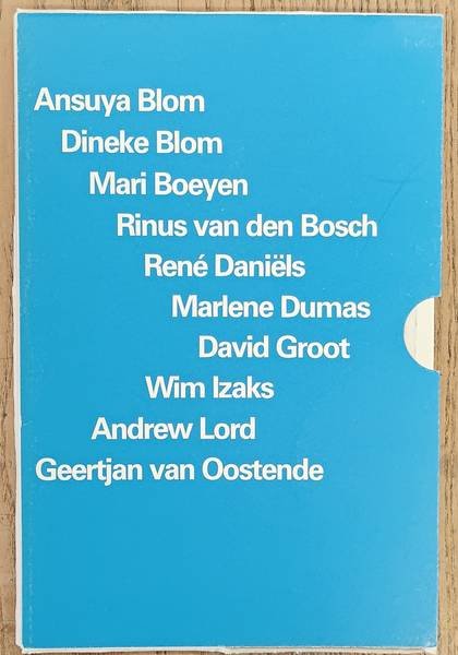 SM 1978: - 10 Jongeren. Ansuya Blom, Dineke Blom, Mari Boeyen, Rinus van den Bosch, René Daniëls, Marlene Dumas, David Groot, Wim Izaks, Andrew Lord, Geertjan van Oostende.  Catalogue 641.