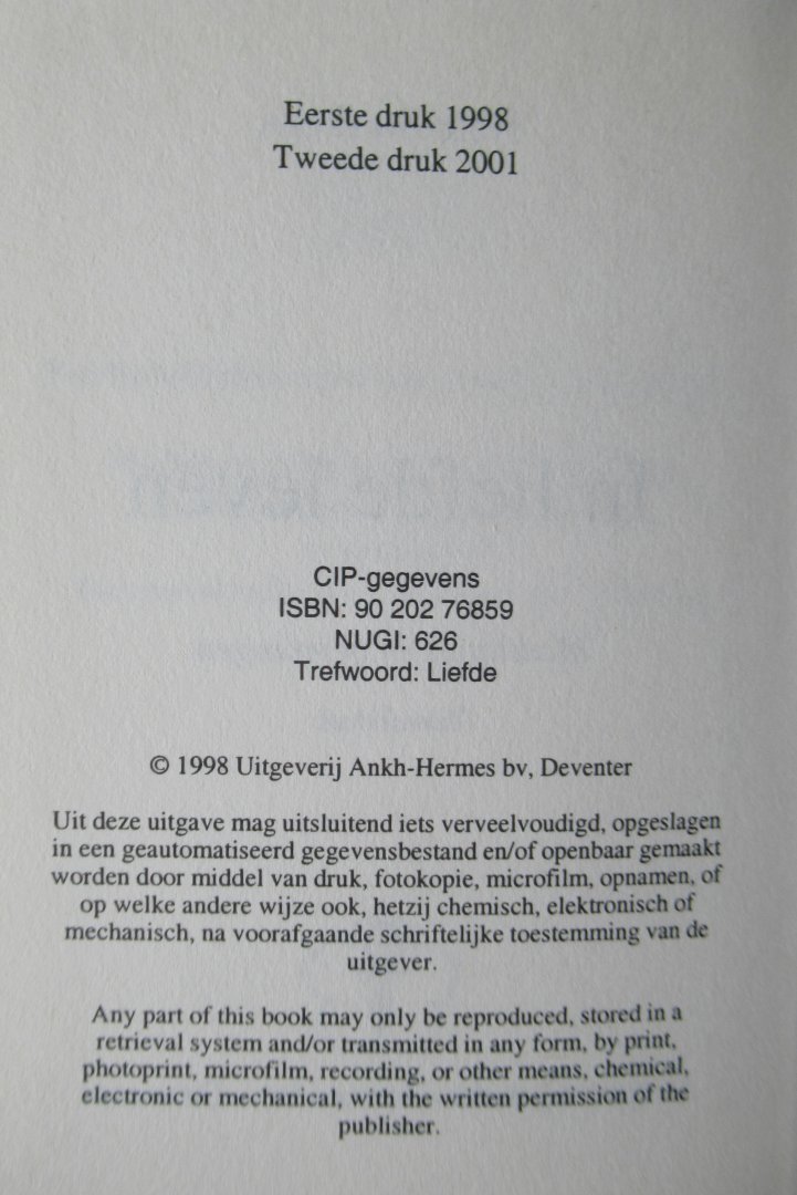 Stufkens, Hein - In liefde leven. meditaties en oefeningen