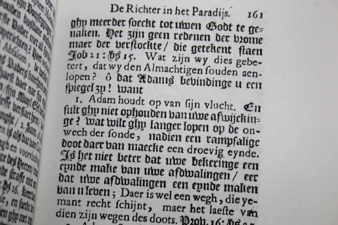Alberthoma, Thomas - De Richter in het Paradys, In arrest neemende den schuylenden Sondaer Adam. Uit Genes. Cap. III. Vers 9, 10. In eenige Predicatien voorgestelt. (REPRINT)