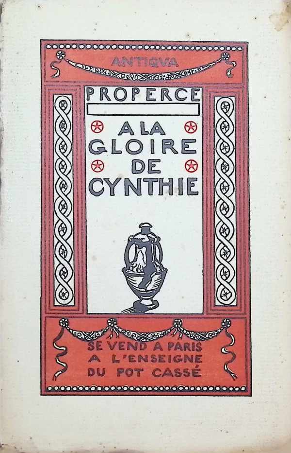 J. Genouille  traduit - A la Gloire de Cynthie