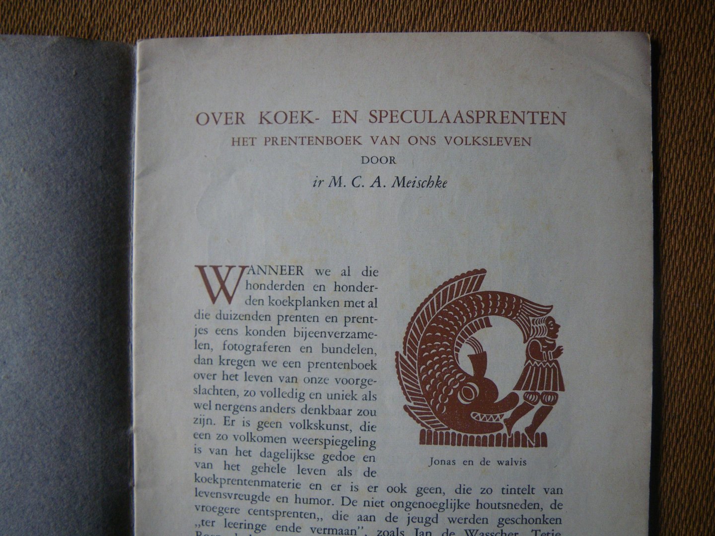 Meischke M.C.A. Ir - Koek- en Speculaasprenten het prentenboek van ons volksleven - de bakkersboekjes van Zeelandia no.5-