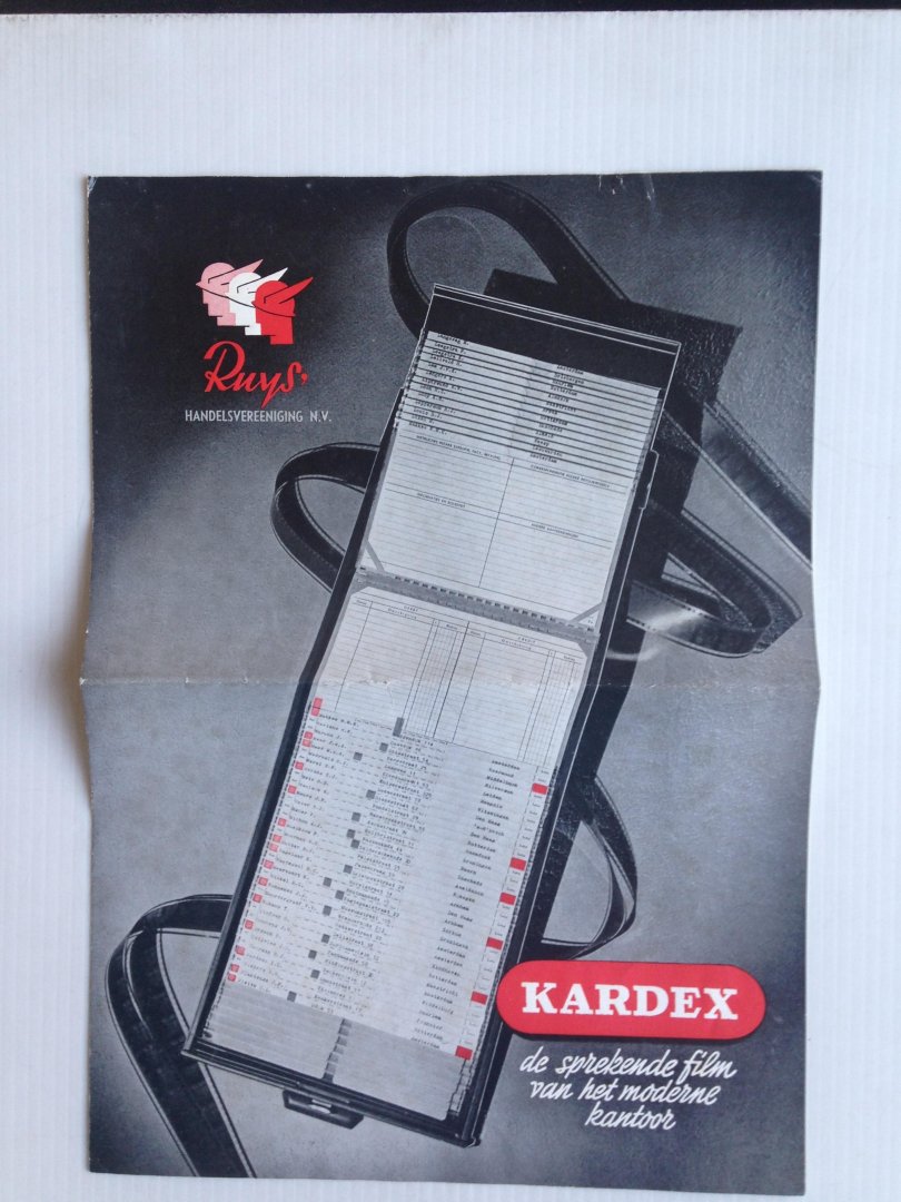 Folder - Kardex, Ruys? Handelvereeniging NV