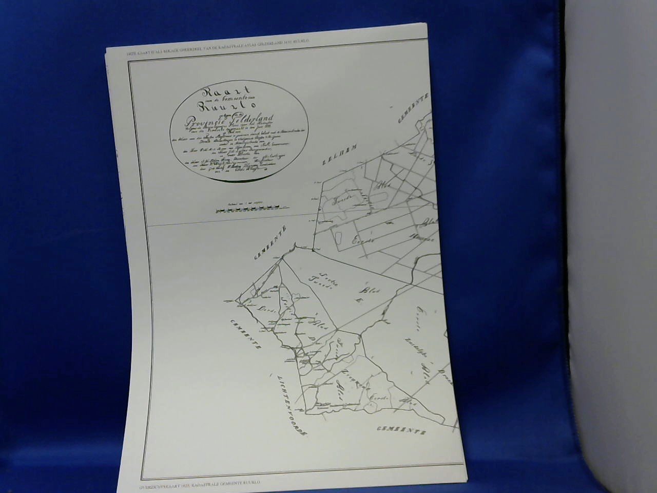 Stichting Werkgroep Kadastrale Atlas Gelderland - Kadastrale Atlas Gelderland 1832  Ruurlo, Tekst en Kadastrale gegevens