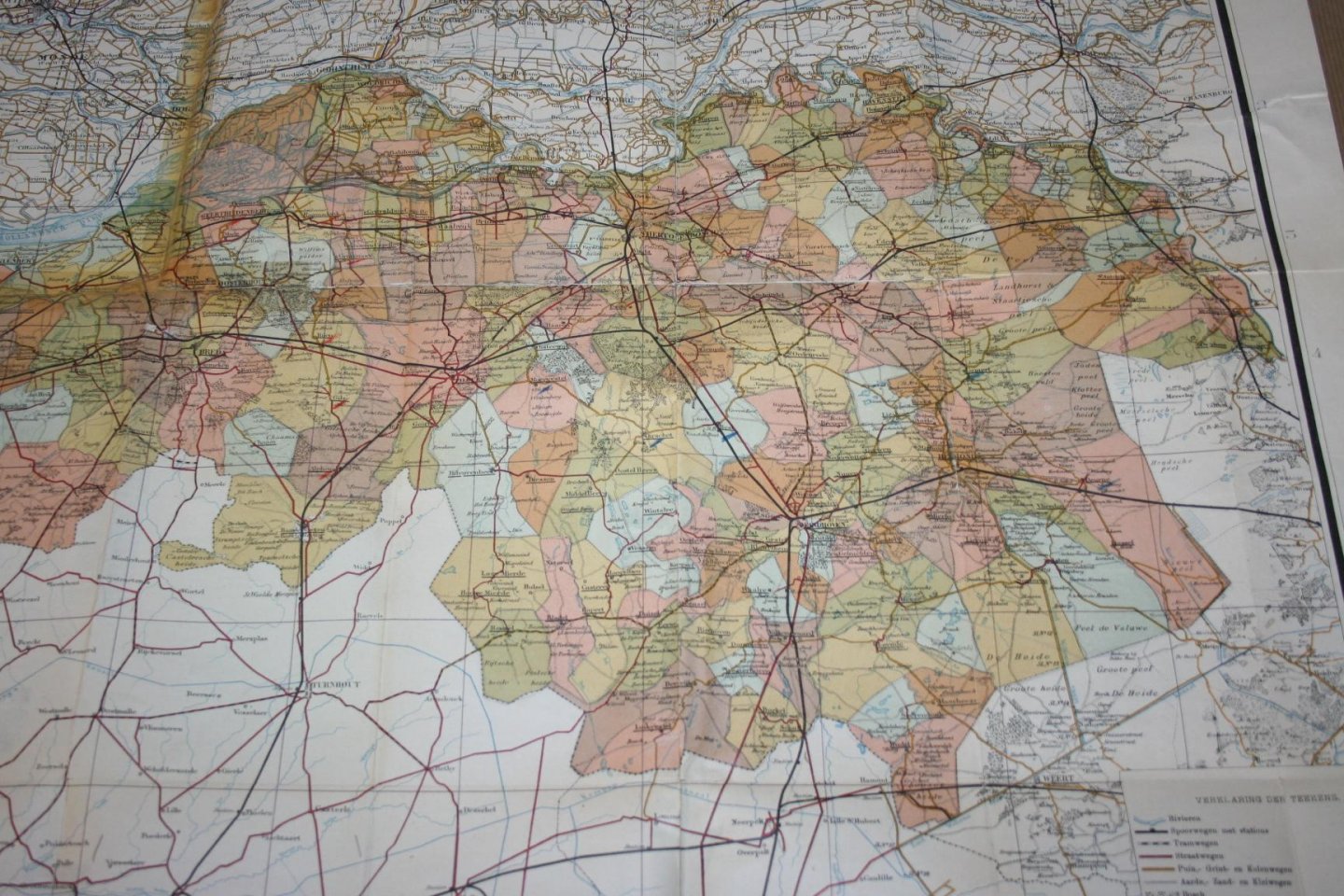 W.J. Geerling - Gemeentekaart van Noord-Brabant