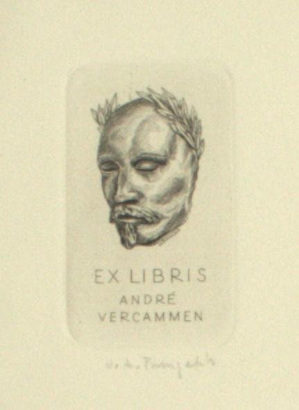 Svengsbir, Jiri. - Exlibris voor André Vercammen.