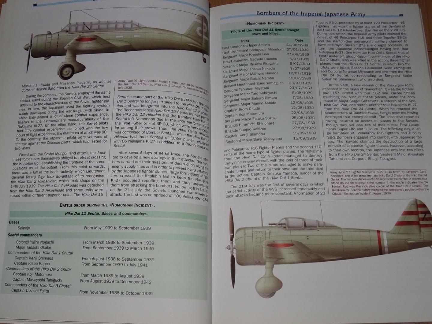 Cea, Eduardo - Japanese Military Aircraft :  Bombers of the Imperial Japanese Army 1939 - 1945