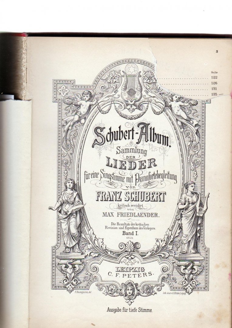 Schubert, Franz, Sheet Music voor piano - Schubert Album