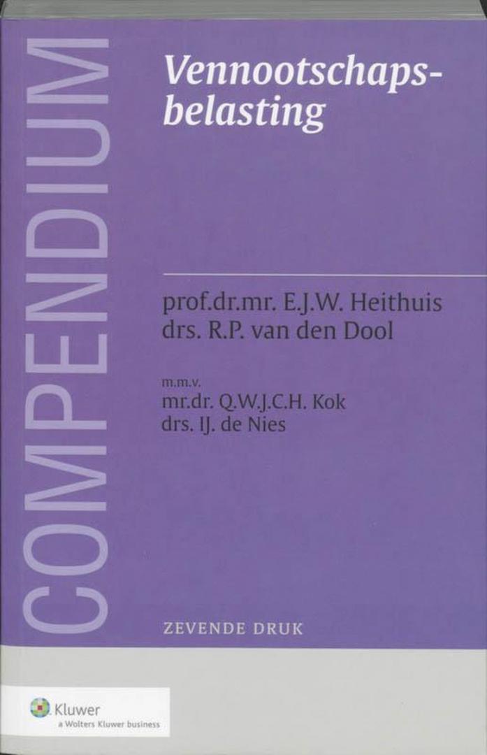 E.J.W. Heithuis - Compendium van de vennootschapsbelasting