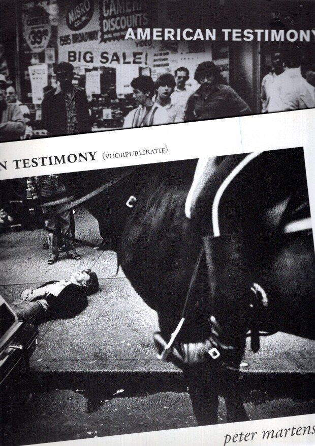 MARTENS, Peter - Peter Martens - American Testimony. [Dutch edition] - [New]