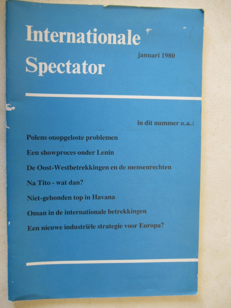 Redactie o.l.v.  Heldring - International Spectator - Oosteuropaserie nr.1