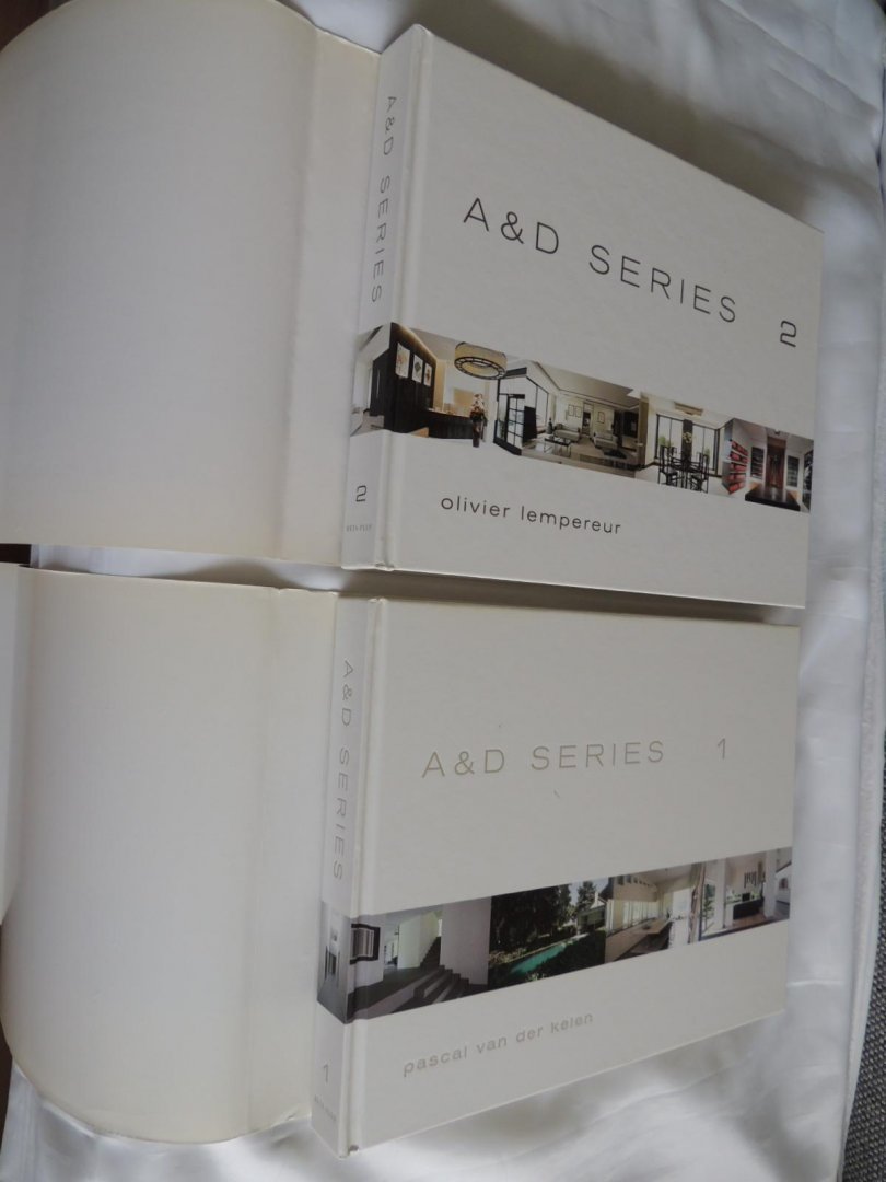 Pascal Van Der Kelen +++ Olivier Lempereur - A & D Series 1 en 2. Architectuur en Design