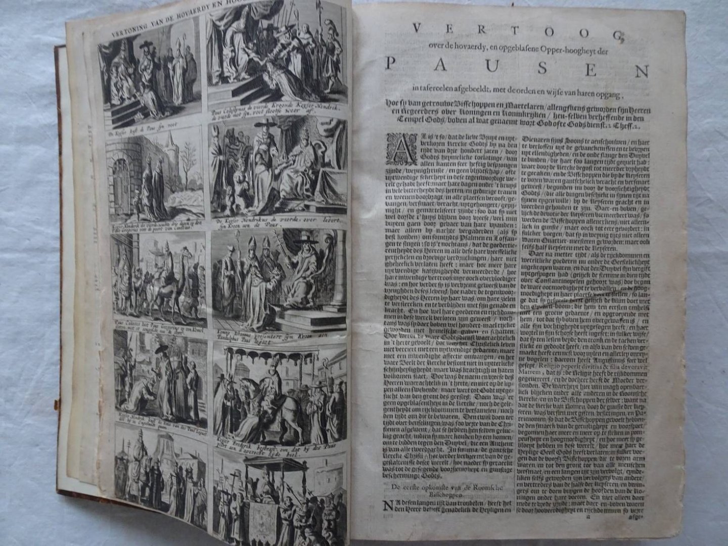 Haemstedius, Adrianus. - (Historie der Martelaren, Die om het getuygenisse der Evangelischer waerheydt haer bloedt gestort hebben, van de tijden Christi onses Saighmakers af tot den jare sesthien hondert vijf-en-vijftigh toe. Niet alleen in dese Nederlanden, maer oock...