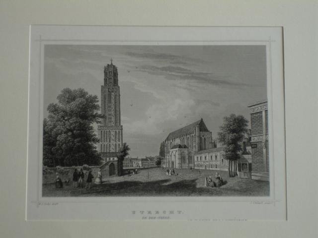 Utrecht. - Utrecht. Der Dom-Thurm. De Dom-Toren. Le clocher de la Cathedrale.