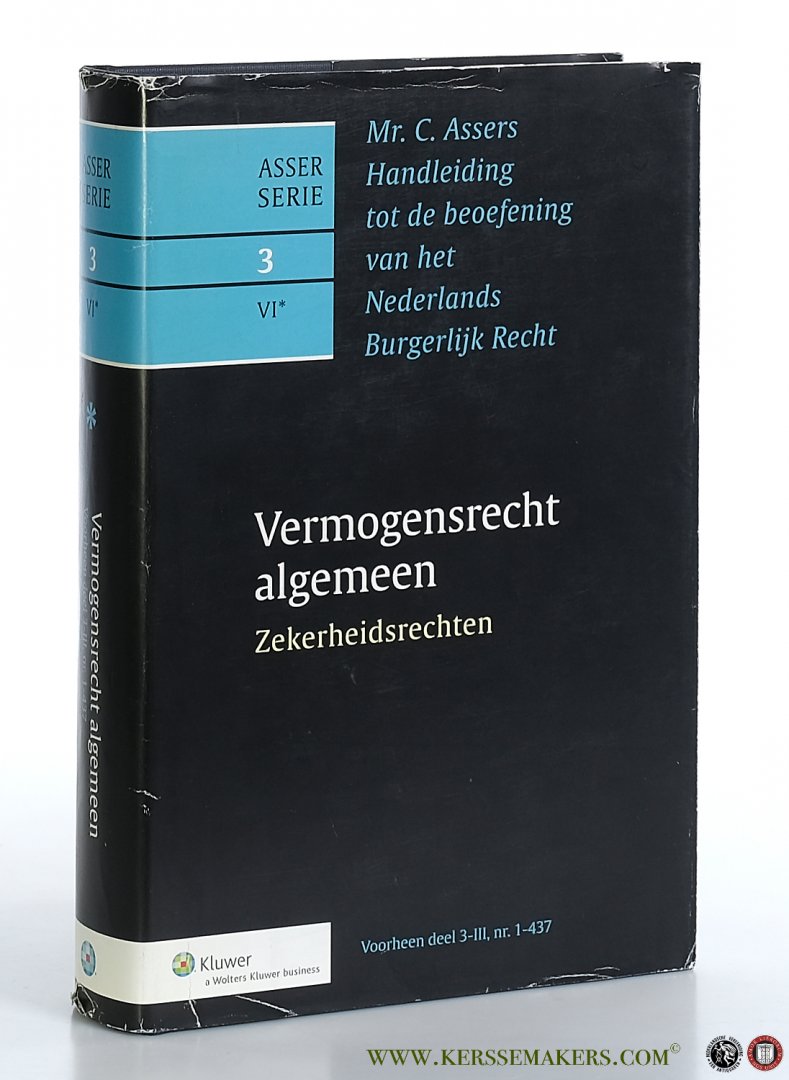 Mierlo, A.I.M. van / A.A. van Velten / C. Assers. - Asser 3-VI* - Vermogensrecht algemeen. Zekerheidsrechten. Veertiende druk. [Voorheen deel 3-III].