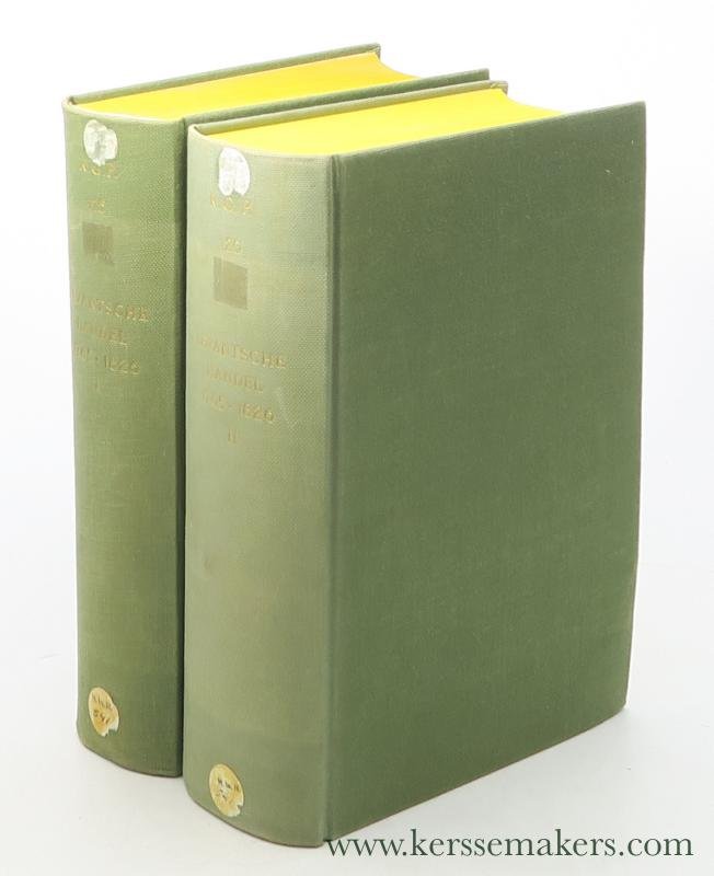 Nanninga, J. G. - Bronnen tot de geschiedenis van den Levantschen handel. Vierde deel: 1765-1826. Eerste stuk & Tweede stuk ( 2 volumes ).