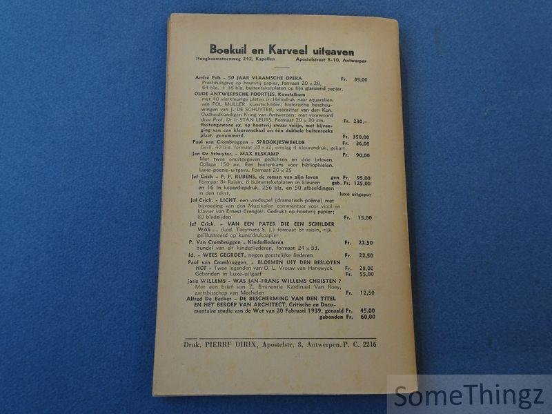 van Coppenolle, Maurits. - Sint Elooi in het volksleven.