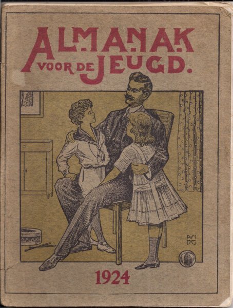 Schrijver, Ds. J. (red.) - Almanak voor de jeugd. 1924