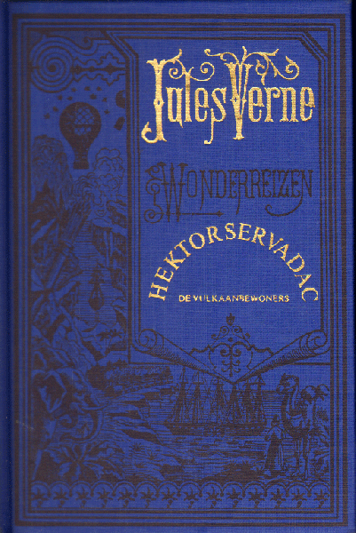 Verne, Jules - Hektor Servadac, de Vulkaanbewoners, 204 pag. linnen hardcover, zeer goede staat
