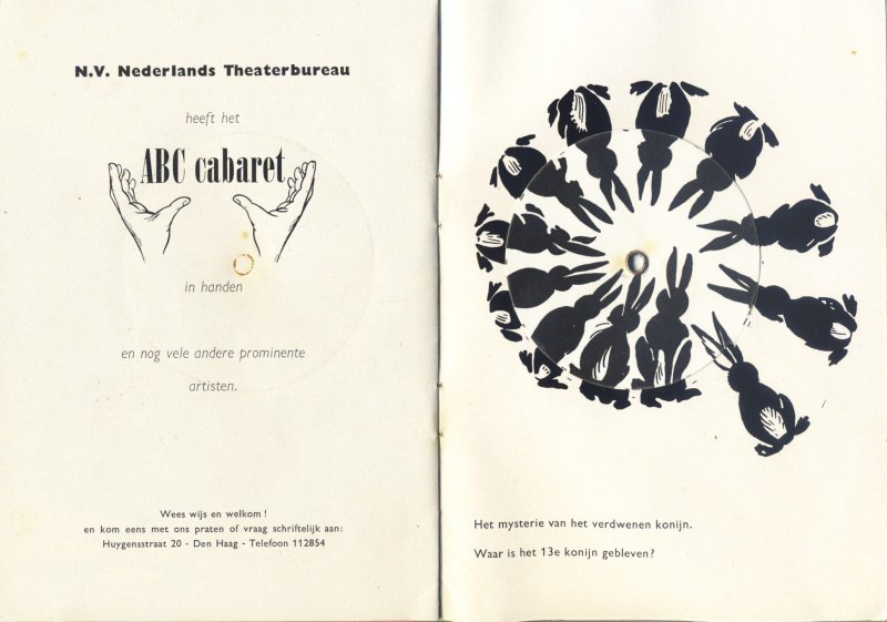 Kan, Wim - Laat je niets wijs maken. ABC cabaret programmaboekje 1959