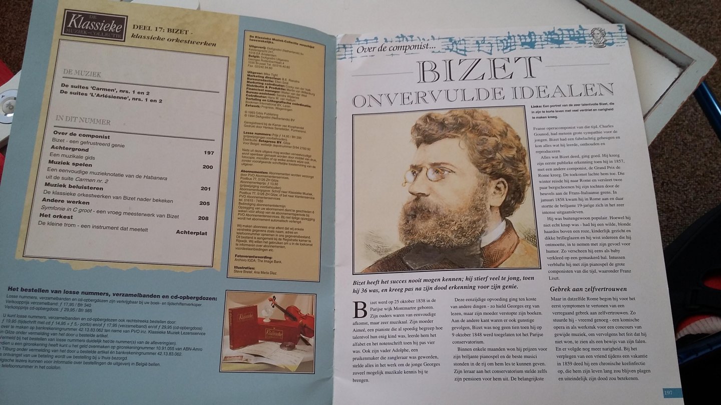 De Agostini - De Klassieke muiek-collectie Nr. 17 Bizet - klassieke orkestwerken