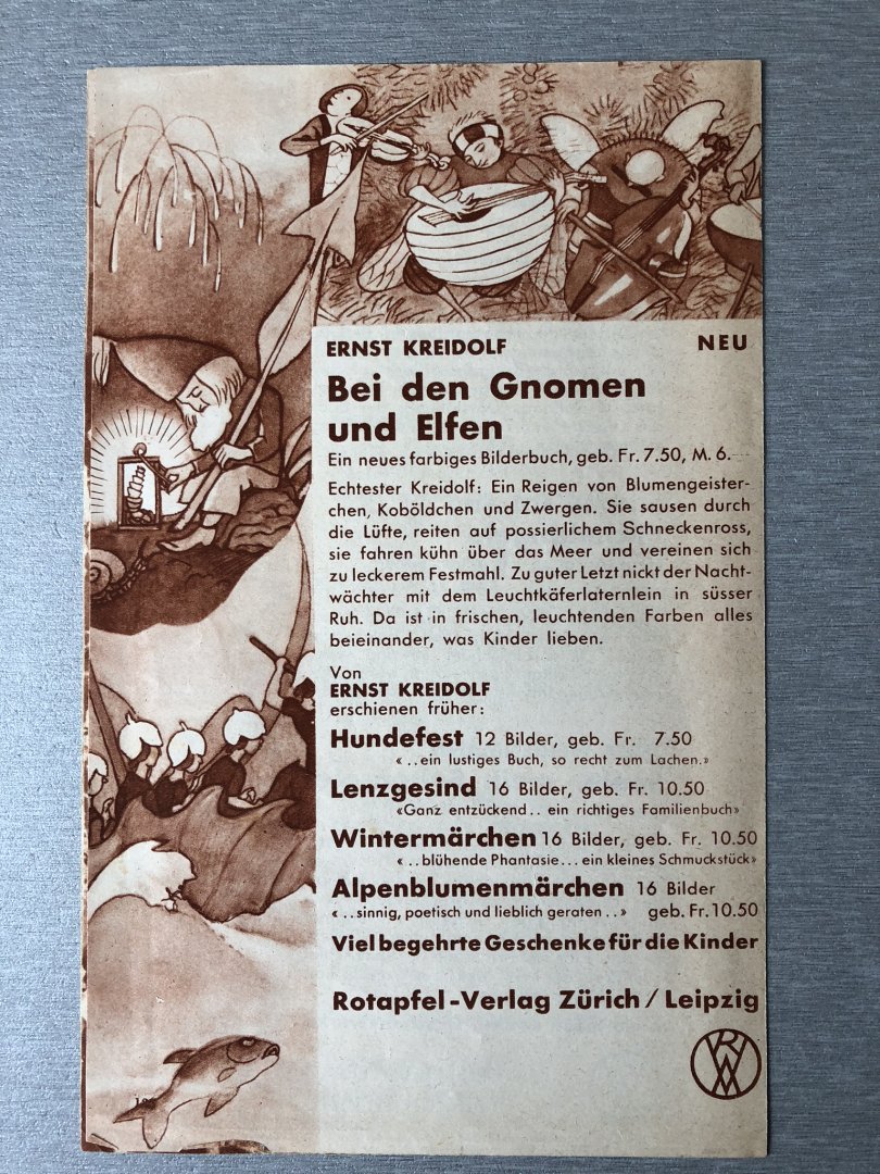 Ernst Kreidolf - Bei den Gnomen und Elfen