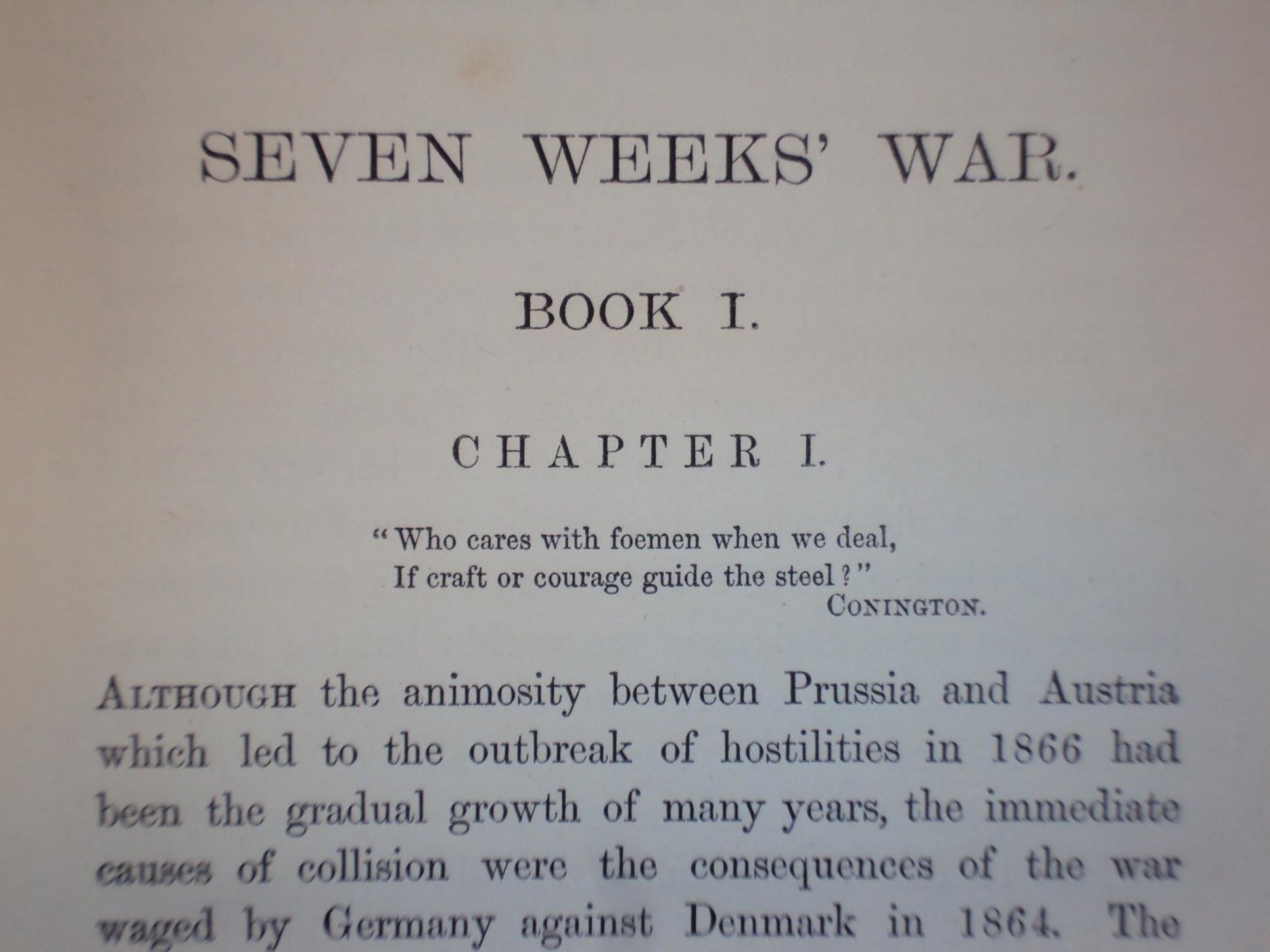 H.M. Hozier - The seven weeks war.