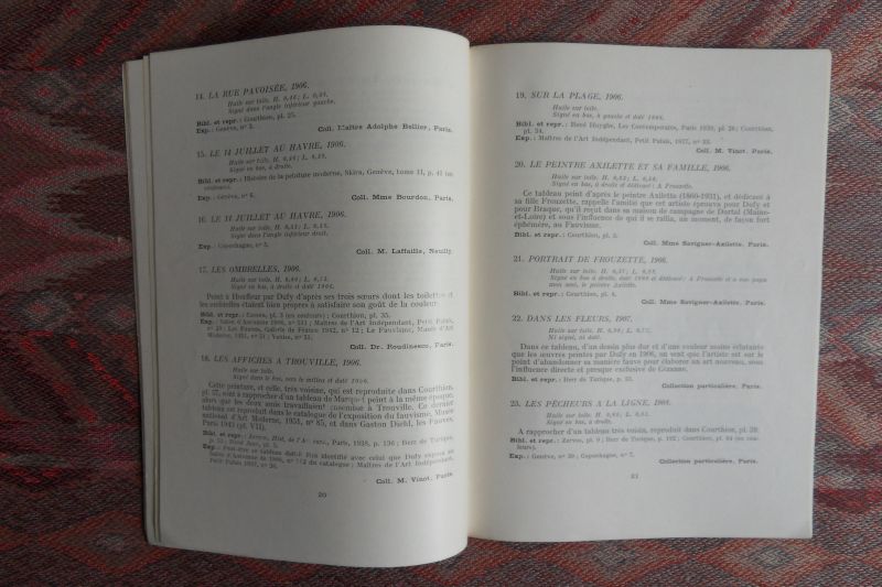 Dorival, Bernard (catalogue par). - Raoul Dufy. 1877 - 1953.
