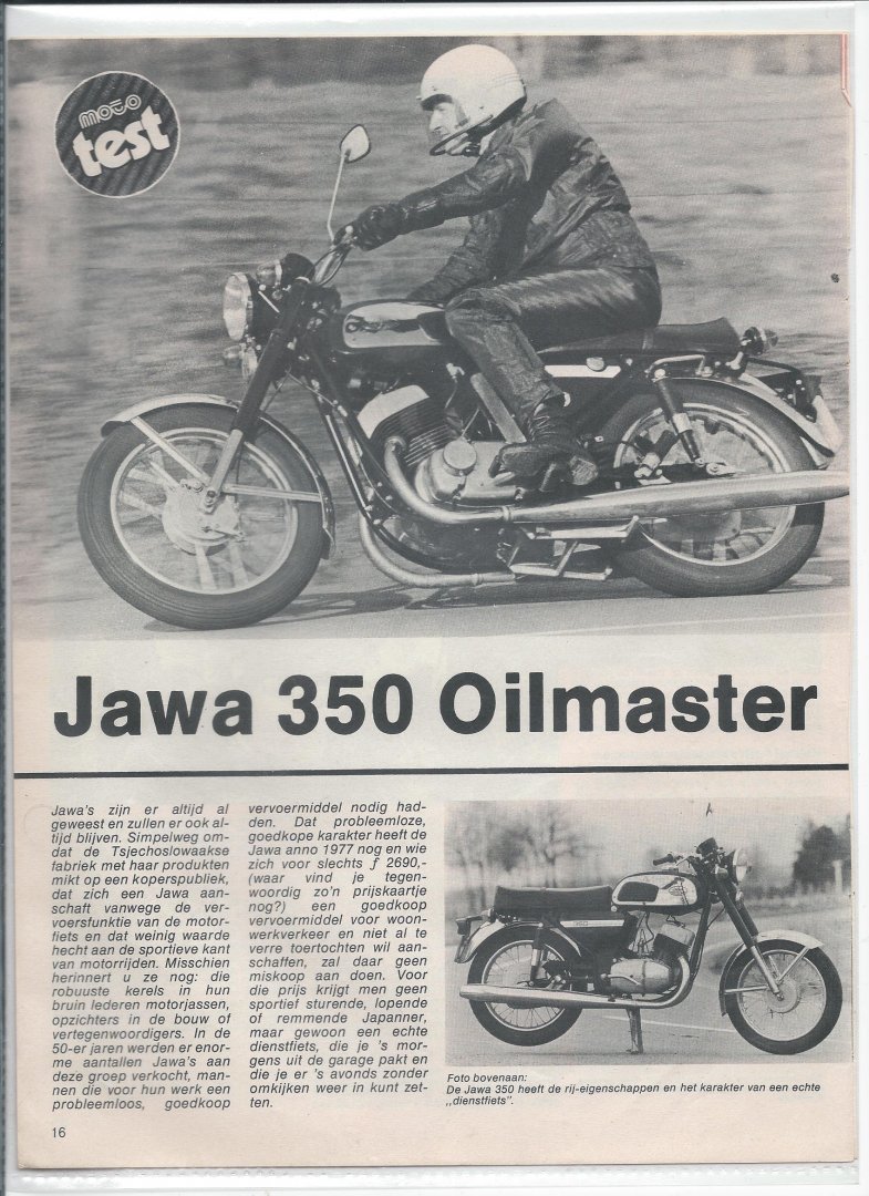  - Jawa 350 Oilmaster - Moto test