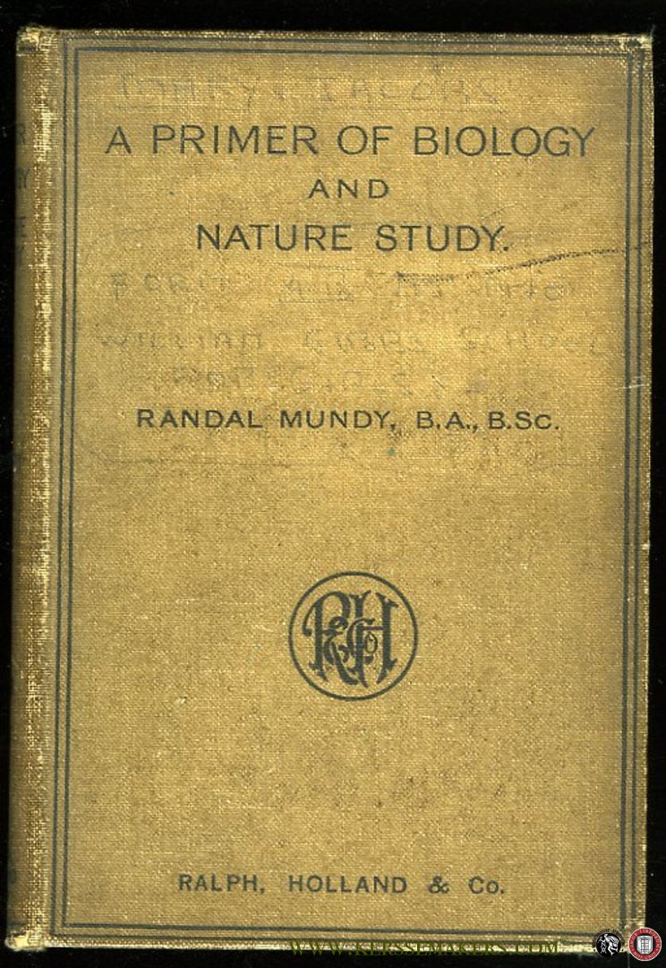 MUNDY, Randal - A Primer of Biology and Nature Study