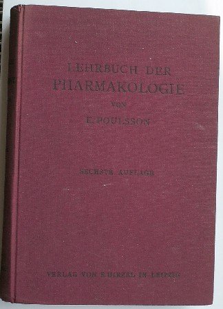 POULSSON, E., - Lehrbuch der Pharmakologie.