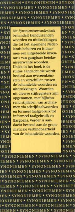 Reinsma, Riemer - Synoniemenwoordenboek.