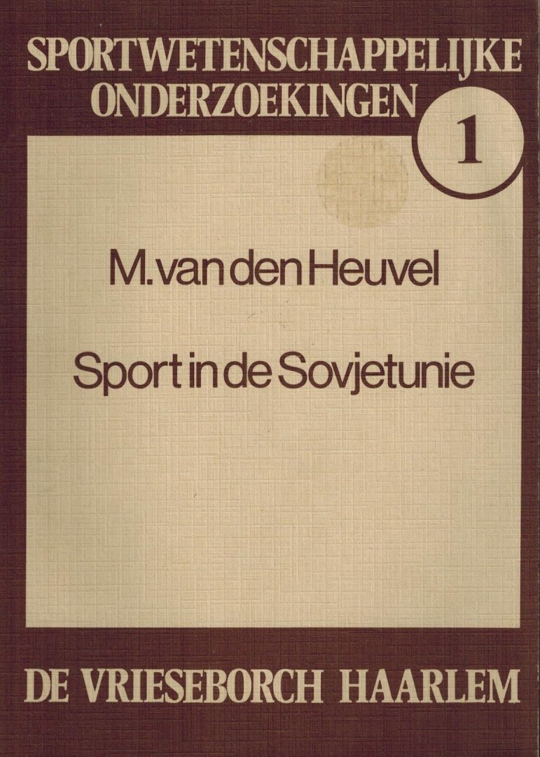 M. van den Heuvel - Sport in de Sovjetunie