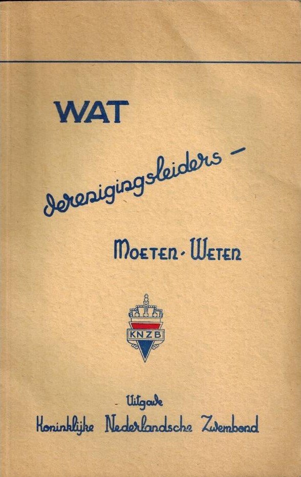Klapwijk, G. - Wat verenigingsleiders moeten weten