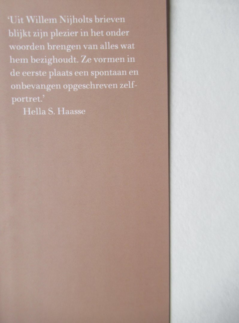 Nijholt, Willem - Met bonzend hart. Brieven aan Hella Haasse