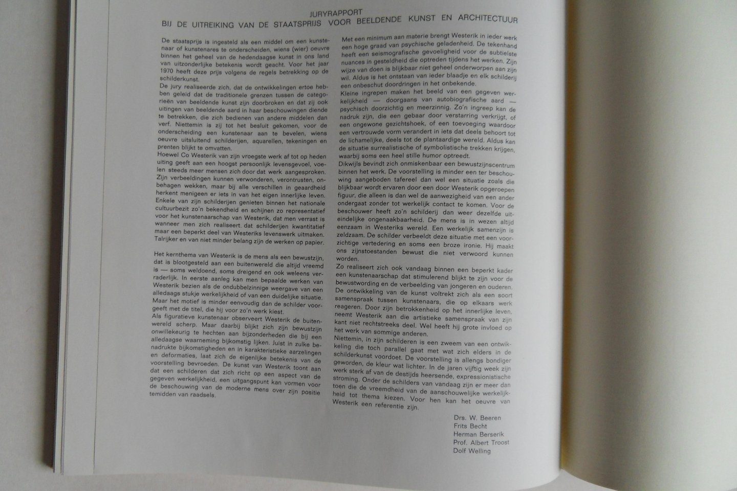 Locher, J.L. (inleiding). - Westerik. - Tekeningen - Aquarellen - Grafiek. [ Beperkte oplage van slechts 250 exemplaren ].