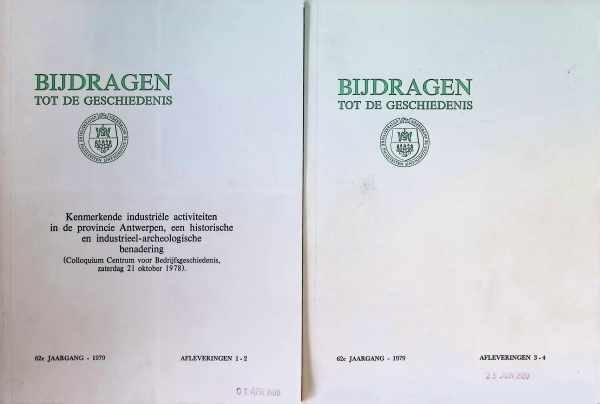  - Bijdragen tot de geschiedenis bijzonderlijk van het aloude hertogdom Brabant 62e jaargang 1979 compleet