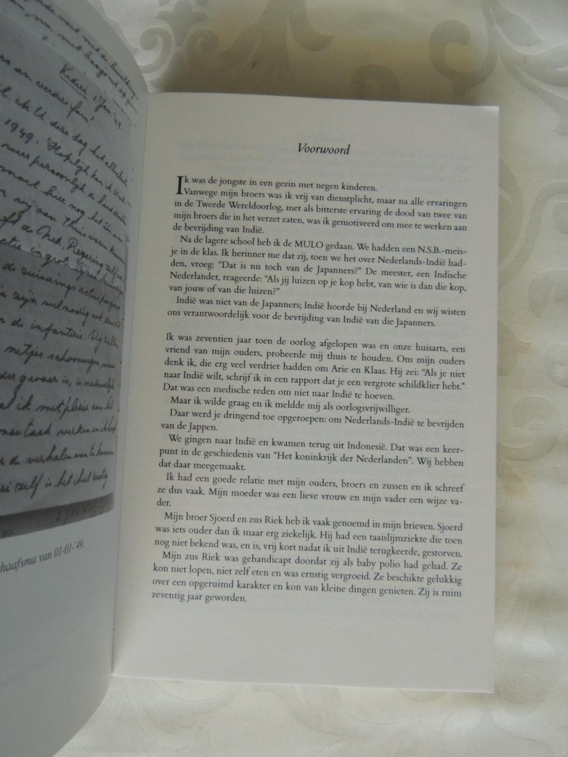 Kamp, Jeannet van de (red.) - Geliefde ouders en verdere familie. Brieven van een Indiëganger Maarten Schaafsma