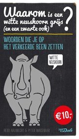 Waarom is een witte neushoorn grijs (en een zwarte ook)? - woorden die je op het verkeerde been zetten