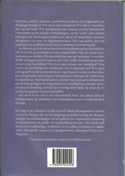 Schrijvers Joep P.M .. Welkom in het riool ... [ hogeschool streken en zetten] - Hoe word ik een rat ? De kunst van het konkelen en samenzweren  .. Gradaties van rattigheid, elimineren van het onzuivere, Ontwikkeling van ambachtelijkheid .. Surfen naar de traditie