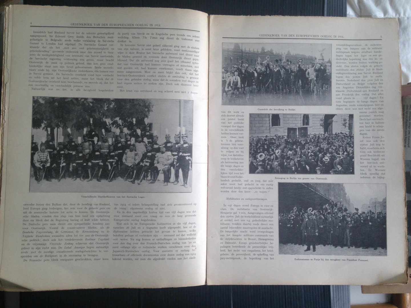 Meester, W.A.T. de - Gedenkboek van den Europeenschen Oorlog 1914