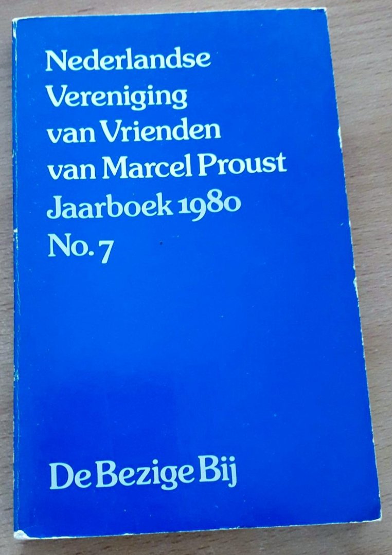  - Jaarboek 1980. No. 7 van de Nederlandse Vereniging van Vrienden van Marcel Proust
