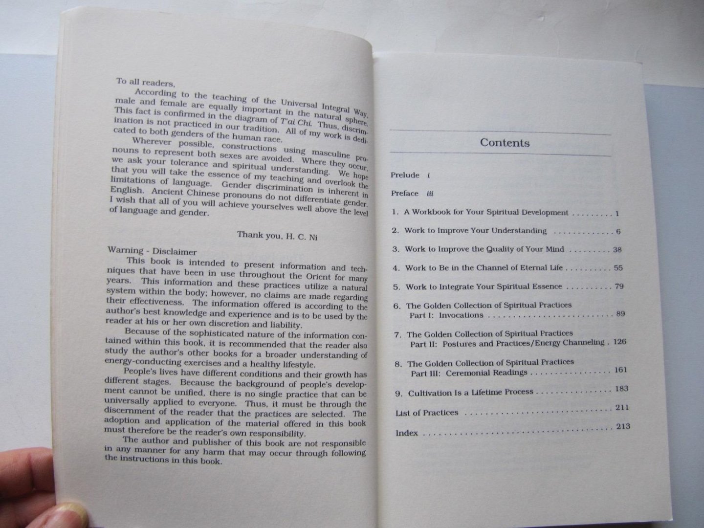 Hus-Ching Ni - Workbook for Spiritual Development of All People